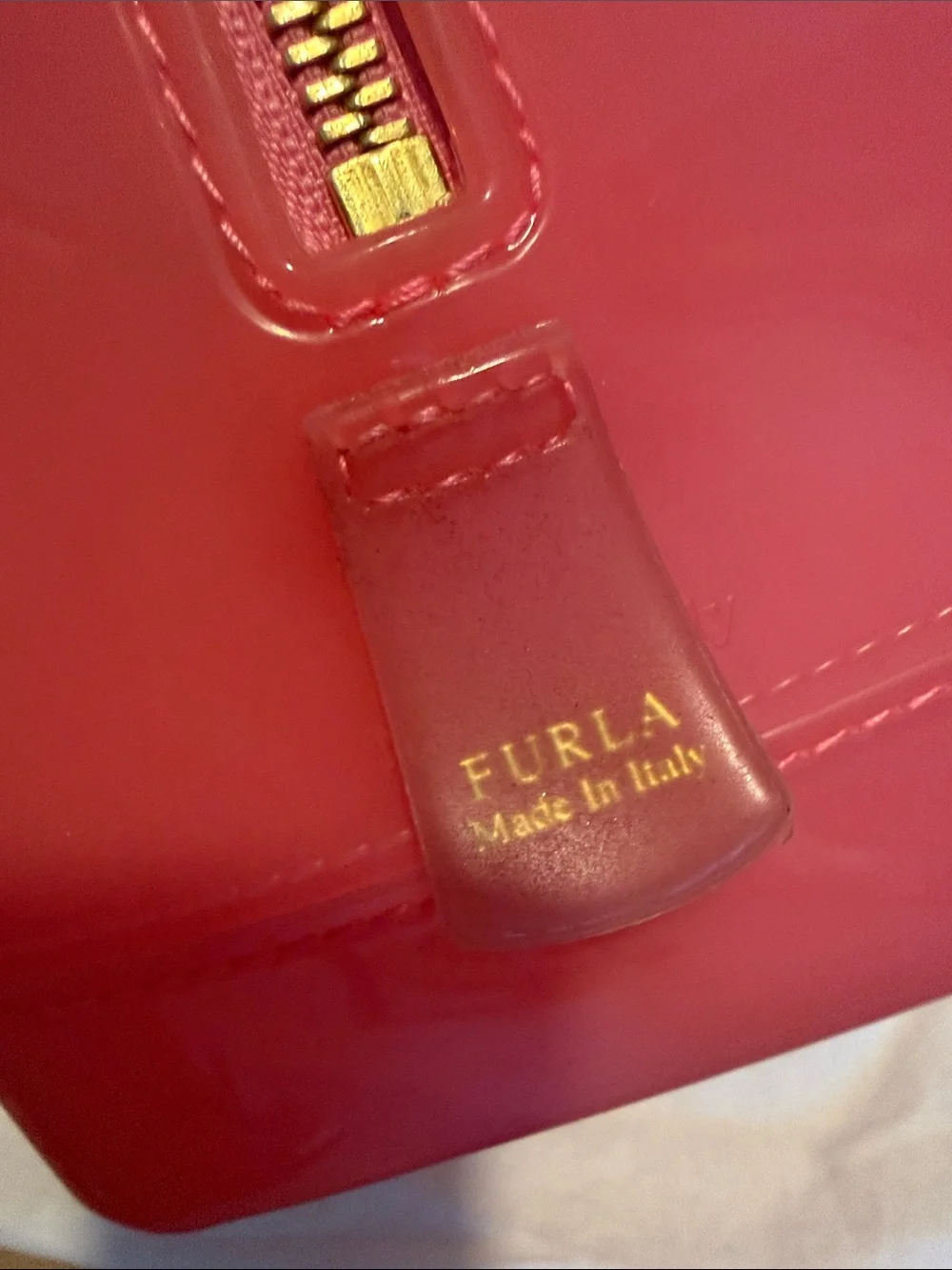 Furla Jelly Special Edition Candy Bag Satchel with Furla Lock & Dust Bag